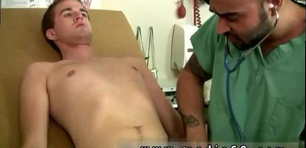  Teen boys medical examination and high school boys line up for